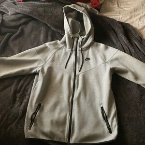 Grey nike zip up